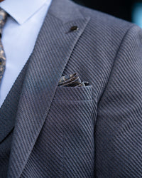 Broadway - Slate Blue/Beige 3 Piece Suit
