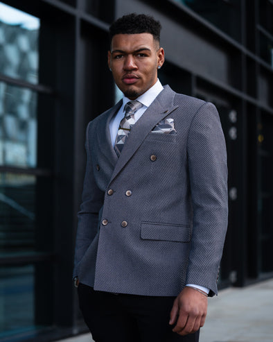 Hudson - Slate Blue/Beige 2 Piece Suit