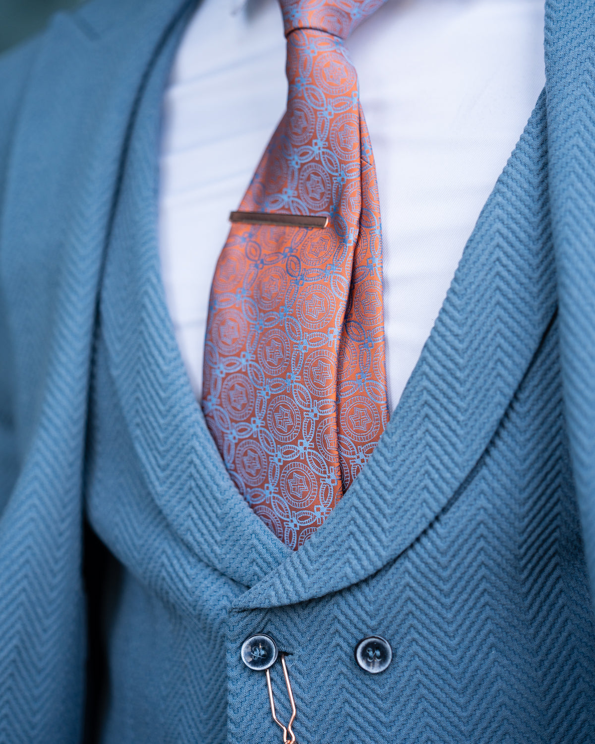 Icarus - Sea Blue 3 Piece Suit
