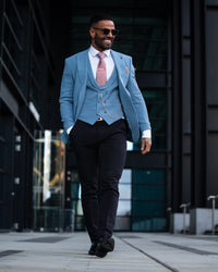 Icarus - Sea Blue 3 Piece Suit