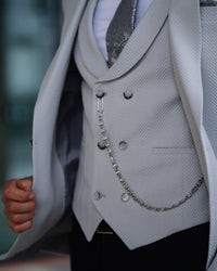Ellwood - Light Grey 3 Piece Suit