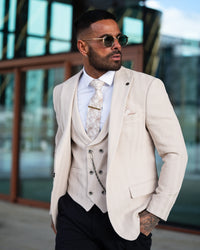 Randall - Cream 3 Piece Suit