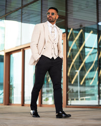 Randall - Cream 3 Piece Suit