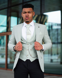 Ericson - Mint Green 3 Piece Suit