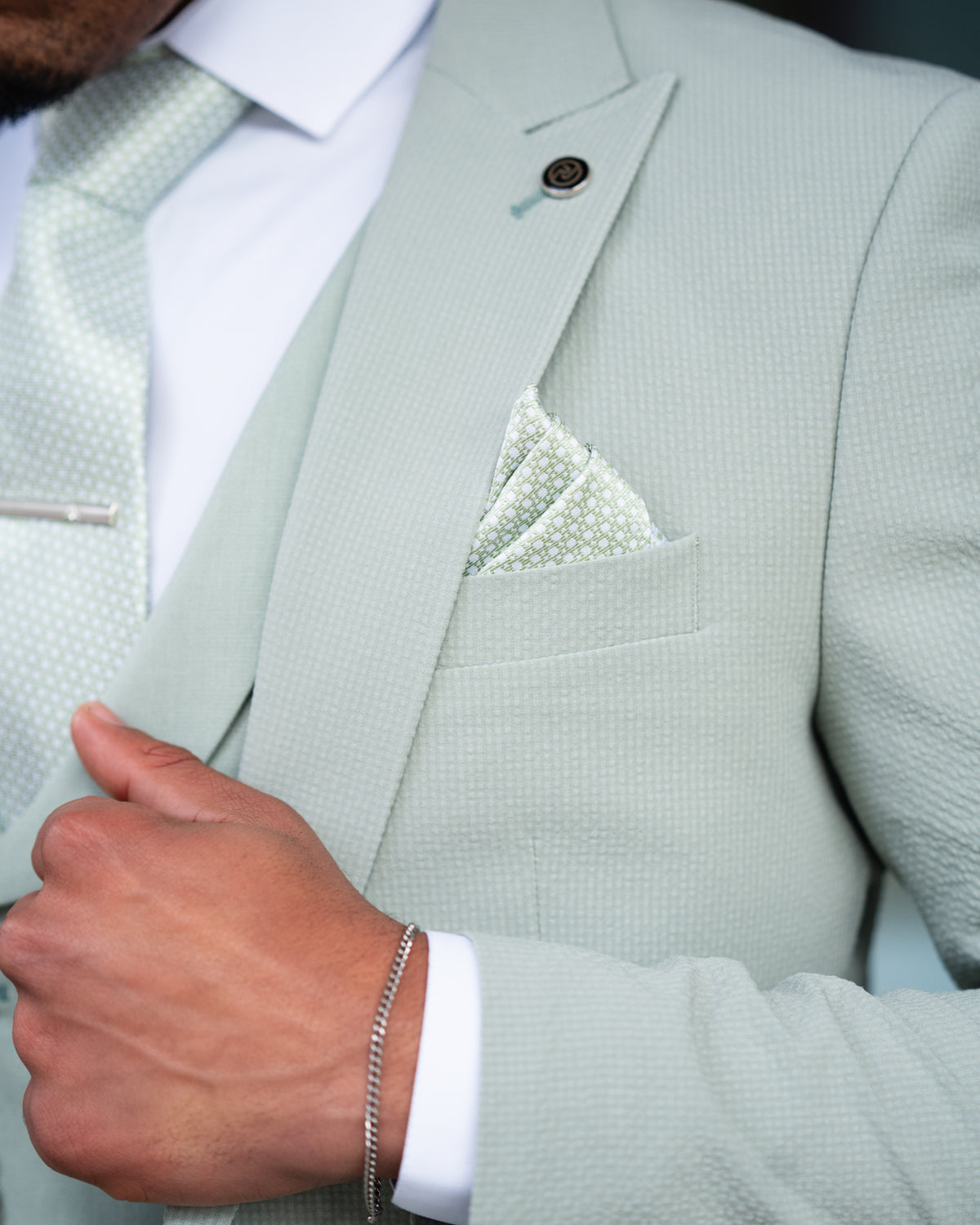 Ericson - Mint Green 3 Piece Suit