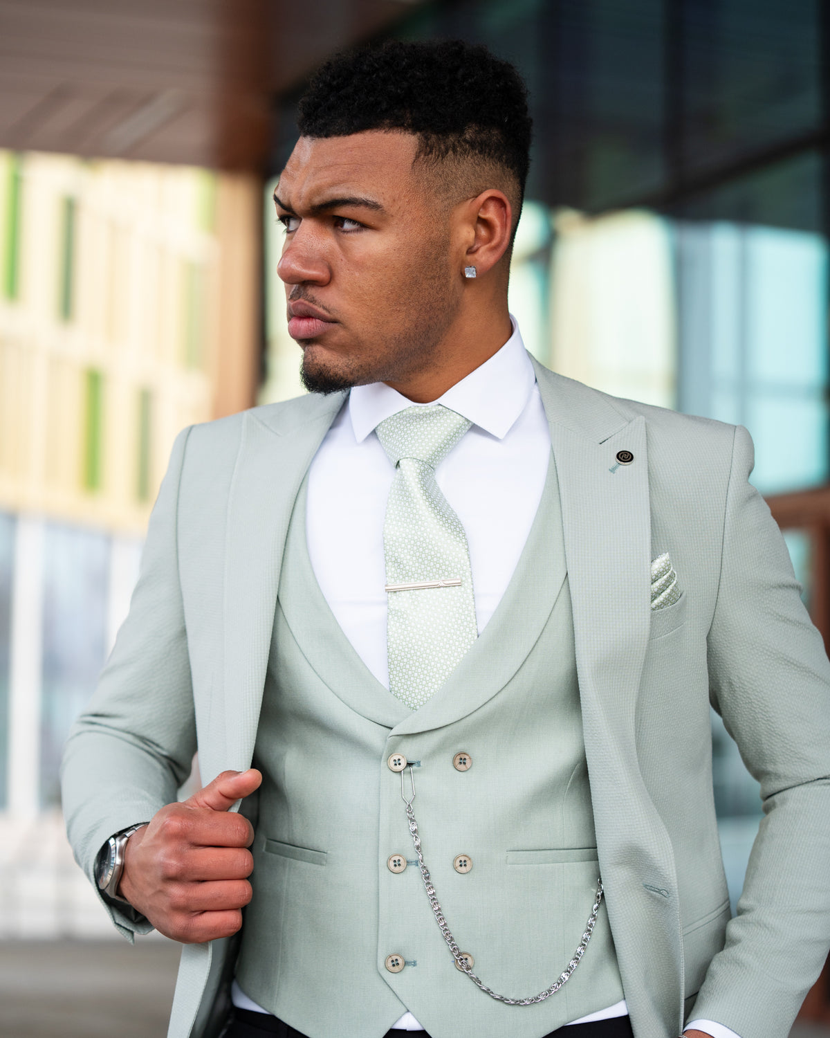 Ericson - Mint Green 3 Piece Suit