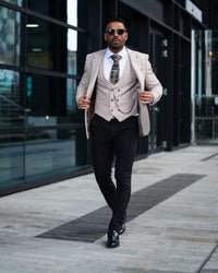 Milligan - Beige 3 Piece Suit