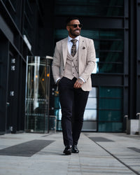 Milligan - Beige 3 Piece Suit