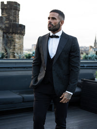 Bosco - Black/Black Tuxedo & Bow Tie
