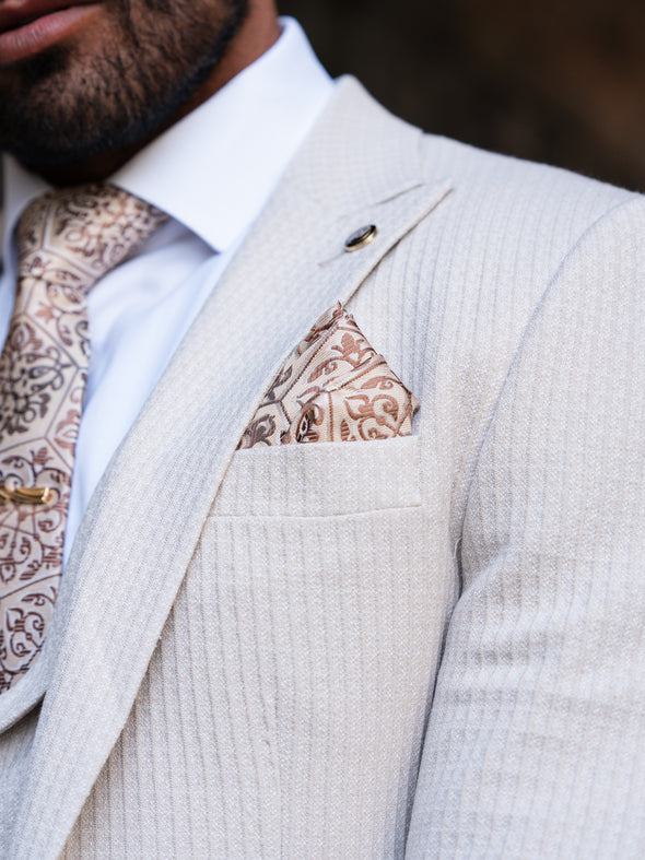 Winfield - Light Beige 3 Piece Suit