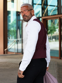 Stark - Light Maroon 3 Piece Suit