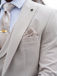 Heathcliff - Stone 3 Piece Suit