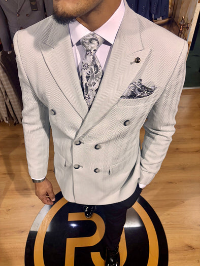 Saburo - Grey 2 Piece Suit