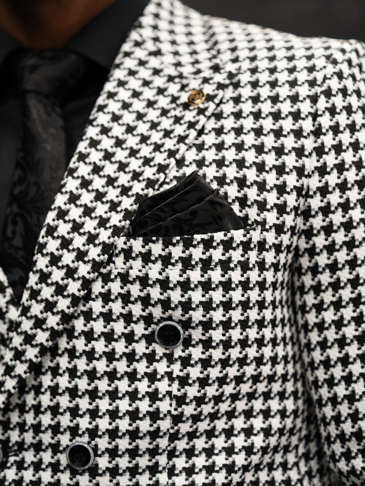 Mayfair - Black/White 2 Piece Suit