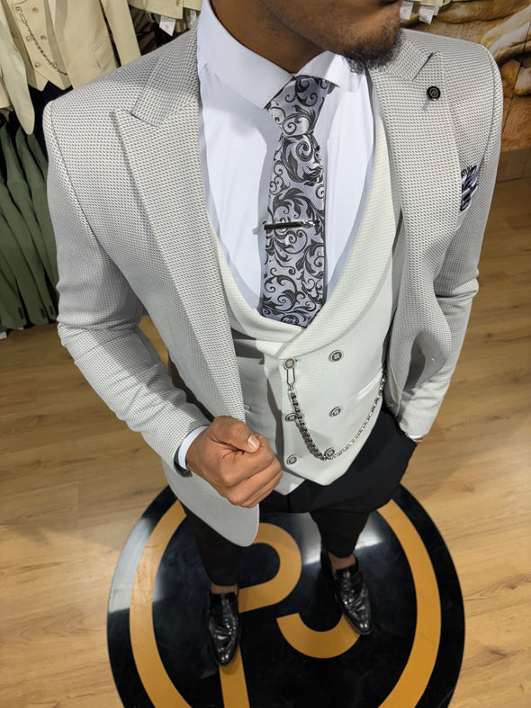 Kelso - Grey 3 Piece Suit