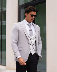 Parish - Grey 3 Piece Suit