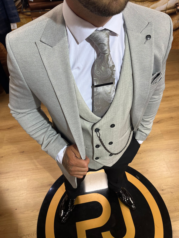 Antinori -Grey/Sage 3 Piece Suit