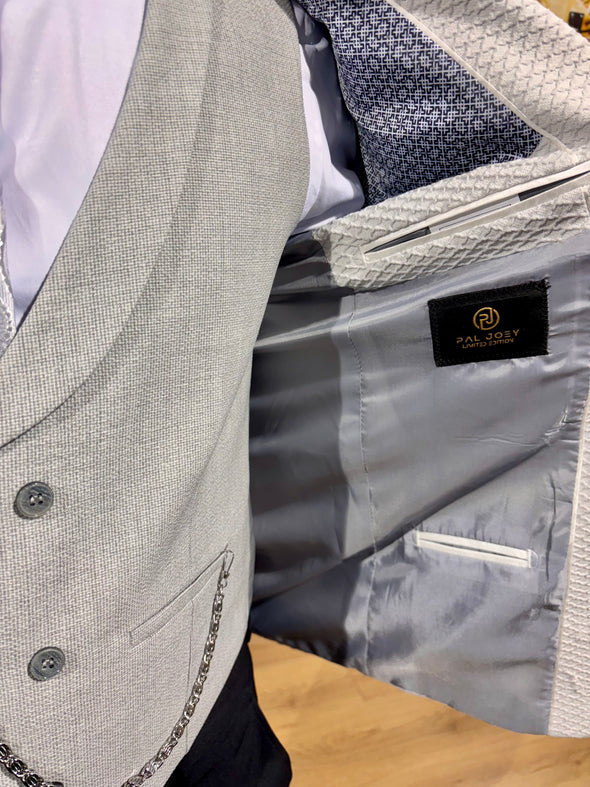 Dante - Light Grey 3 Piece Suit