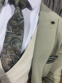 Braddock - Khaki/Beige 3 Piece Suit