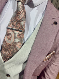 Stark - Light Maroon 3 Piece Suit