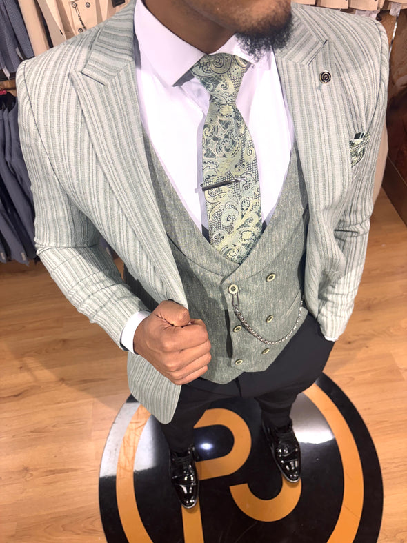 Riverside - Cool Mint 3 Piece Suit