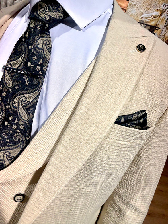 Concetto - Sand 3 Piece Suit