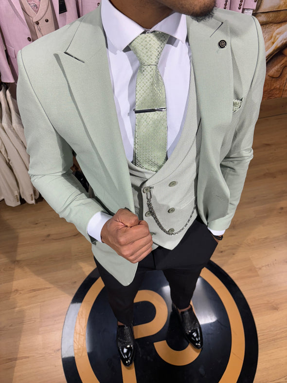 Mojito - Mint Green 3 Piece Suit