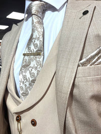 Arizona - Beige 3 Piece Suit