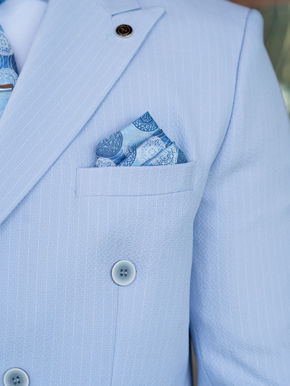 Kent - Baby Blue 2 Piece Suit