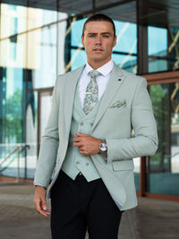 Nova - Mint Green 3 Piece Suit