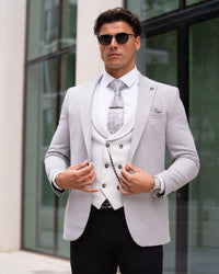 Parish - Grey 3 Piece Suit