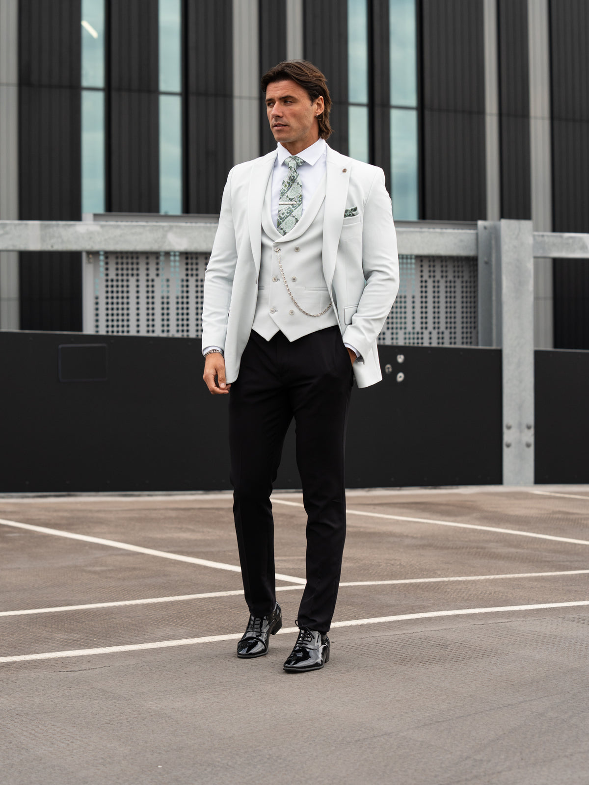 Beaumont - Light Mint 3 Piece Suit