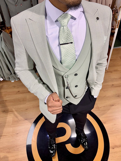 Grayson - Mint Green 3 Piece Suit