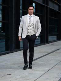 Castillo - Light Stone 3 Piece Suit