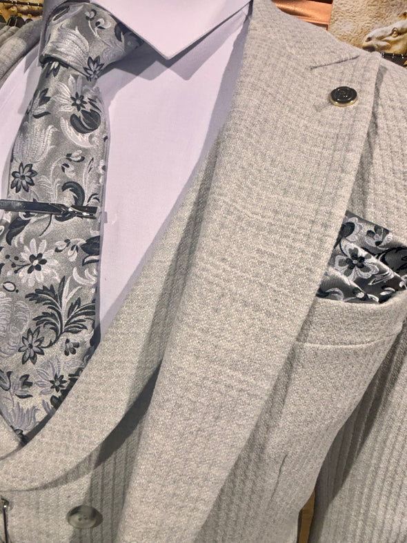 Rhett - Grey 3 Piece Suit