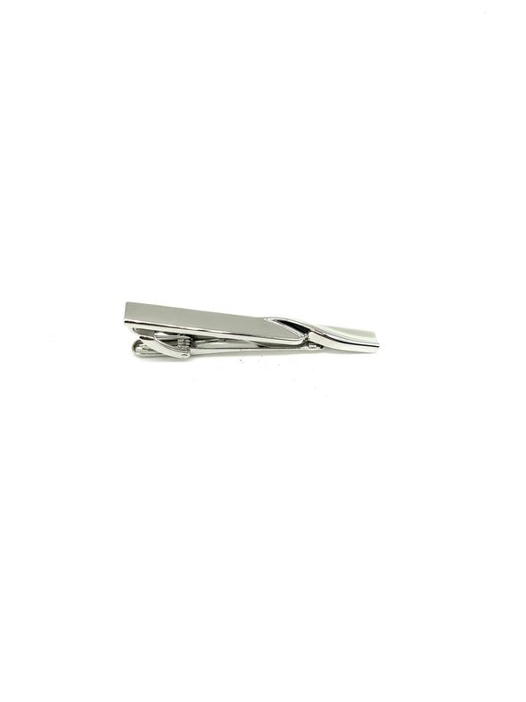 Tie Clip Twist - Silver