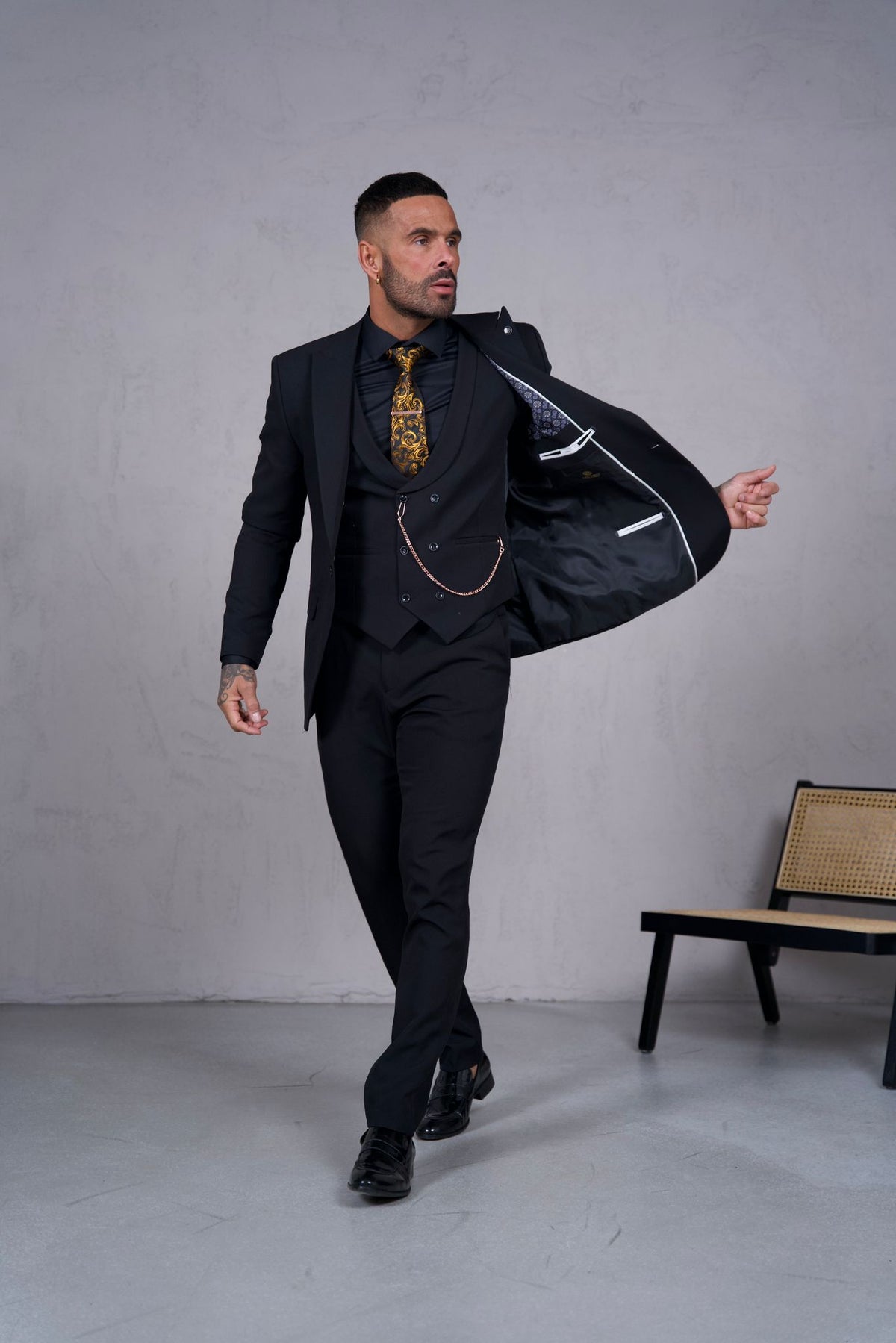 Essential Black 3 Piece Suit