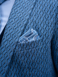 Apex - Blue/Black 3 Piece Suit