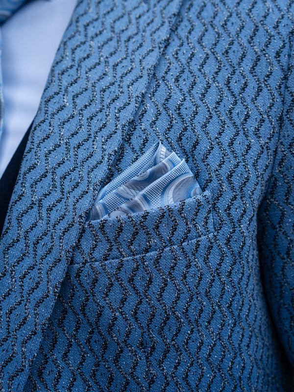 Apex - Blue/Black 3 Piece Suit