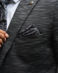 Onyx - Black/Grey 3 Piece Suit