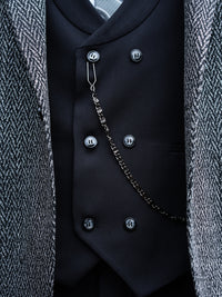 Noire - Black/Grey 3 Piece Suit