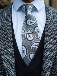 Noire - Black/Grey 3 Piece Suit