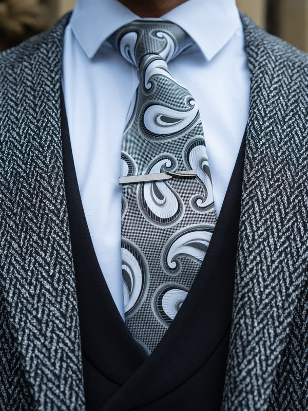 Noire - Black/Grey 3 Piece Suit