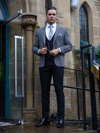 Noire - Black/Grey 3 Piece Suit