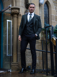 Arden - Dark Green 3 Piece Suit
