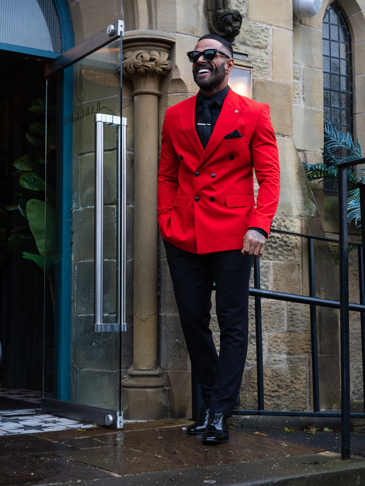 Montaro - Red 2 Piece Suit