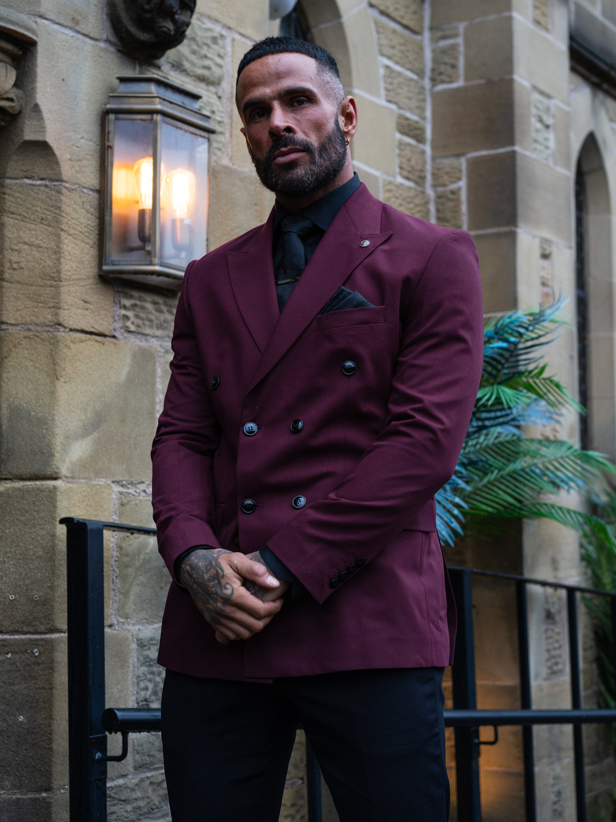 Renard - Plum 2 Piece Suit