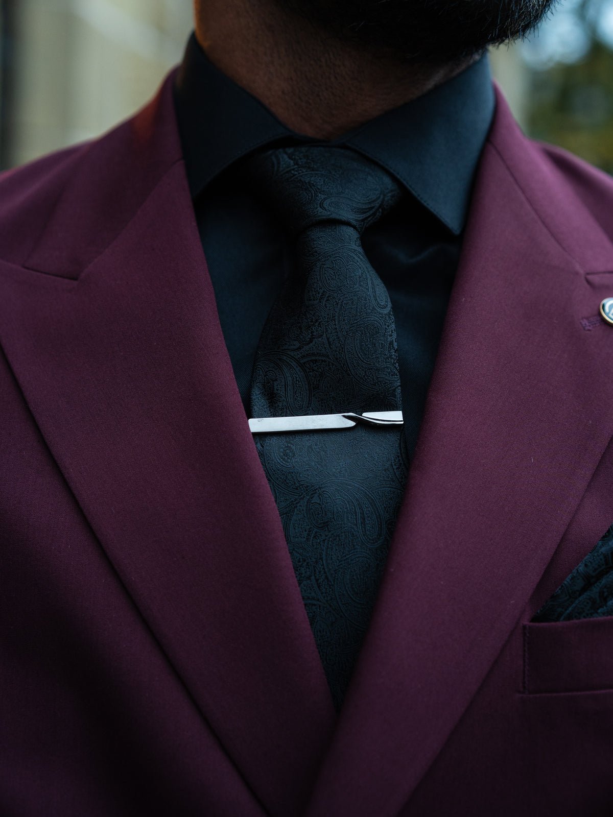Renard - Plum 2 Piece Suit