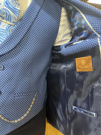 Fernandi - Royal Blue/Navy 3 Piece Suit