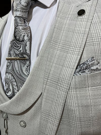 Dali - Light Grey 3 Piece Suit